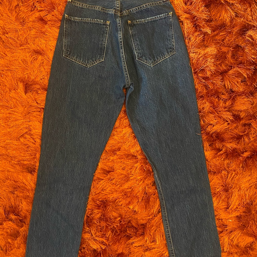 Agolde Riley High Rise Straight Cropped Jeans - Picture 5 of 6